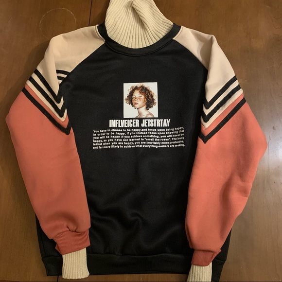 hesilong Tops - Bizarre rare Japanese “Influencer Jetstream” satire sweatshirt size small/medium